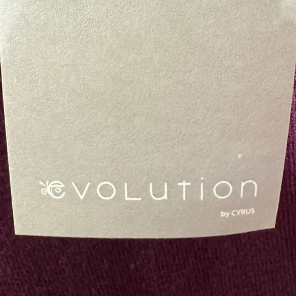 NWT Stitch Fix EVOLUTION by Cyrus Myna Button Sleeve Cardigan Burgundy Small - Picture 10 of 12